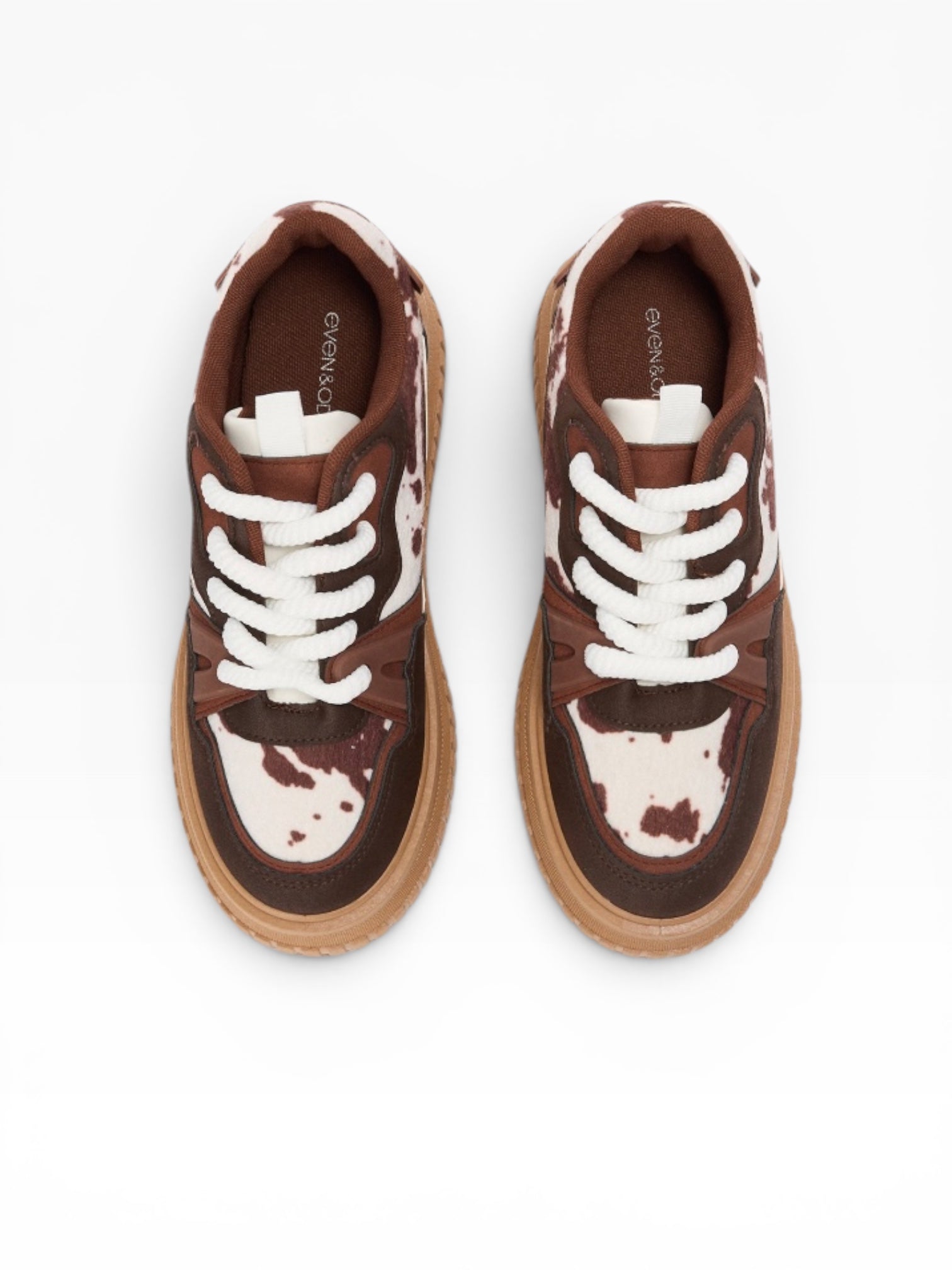 Baskets basses - white/brown