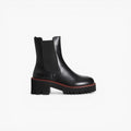 Bottines Chelsea Noires à Semelle Crantée - Clueless Paris